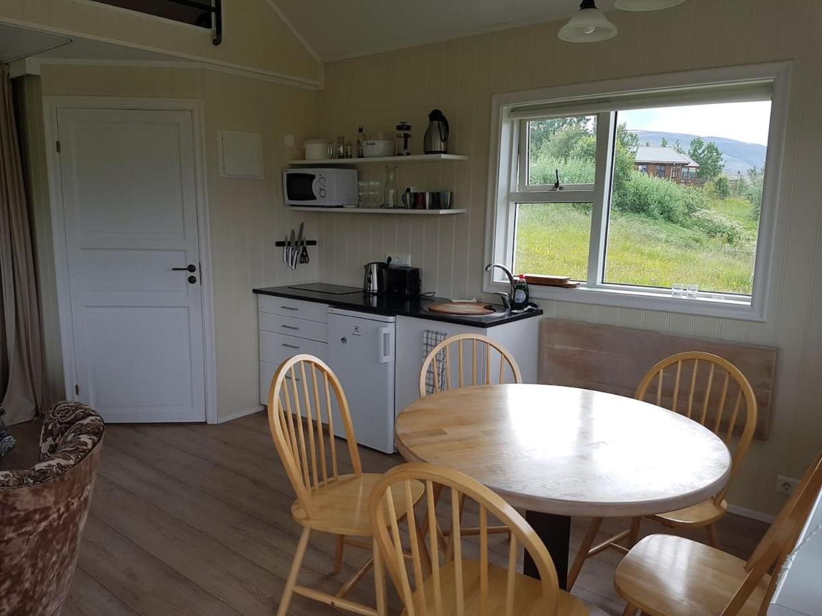 فيلا آكيورِيْريفي Einarsstathir - Cozy Cabin With Excellent View المظهر الخارجي الصورة